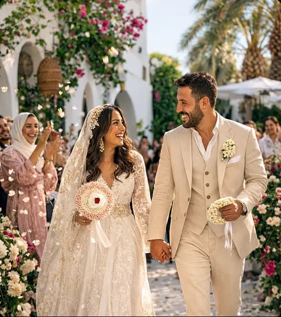 Couple de mariage en Tunisie