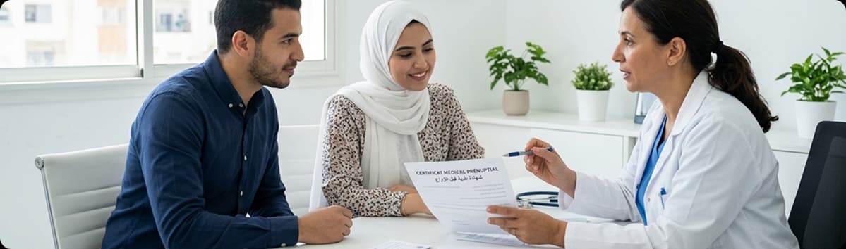 Certificat médical prénuptial en Tunisie